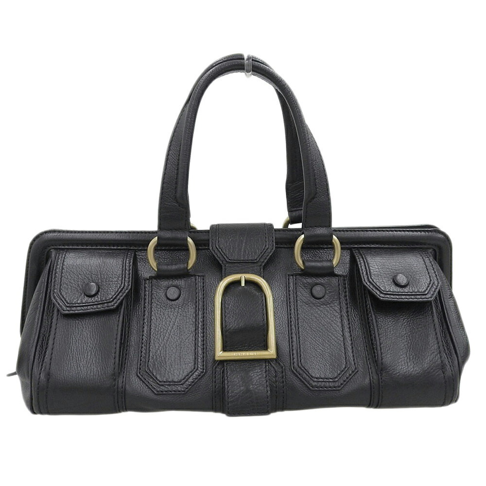 Celine Leather Handbag Doctor’s Black